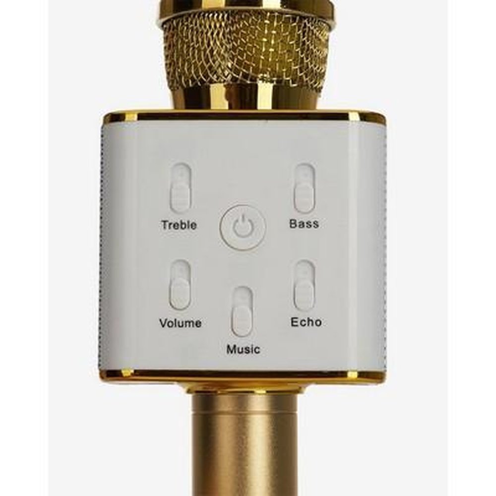 Wireless Express Sing-Along Pro Gold Bluetooth Microphone