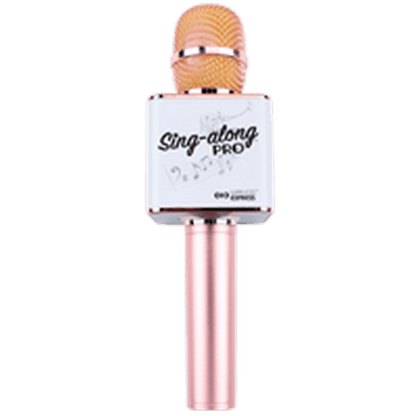Wireless Express Sing-Along Pro Rose Gold Bluetooth Microphone Wireless Express Sing-Along Pro Rose Gold Bluetooth Microphone