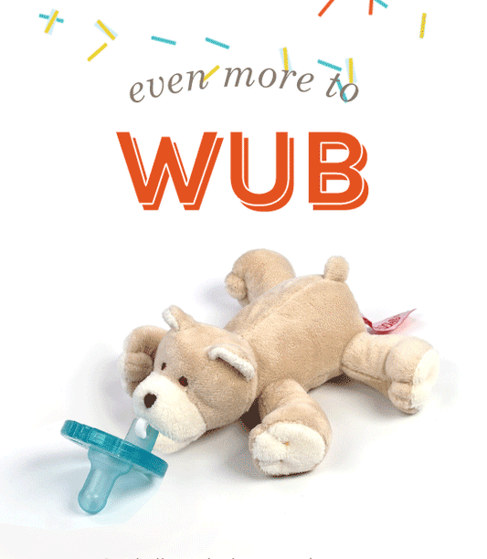 Wubbanub Detachable Paci Infant Pacifier Bear