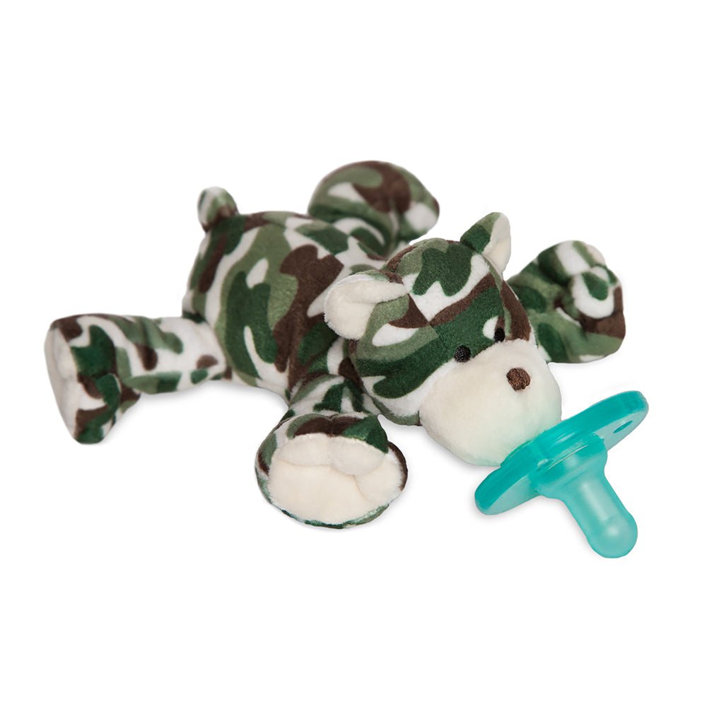 WubbaNub Infant Pacifier Camoflauge Bear