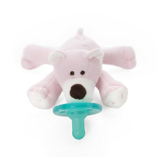 WubbaNub Infant Pacifier Pink Bear