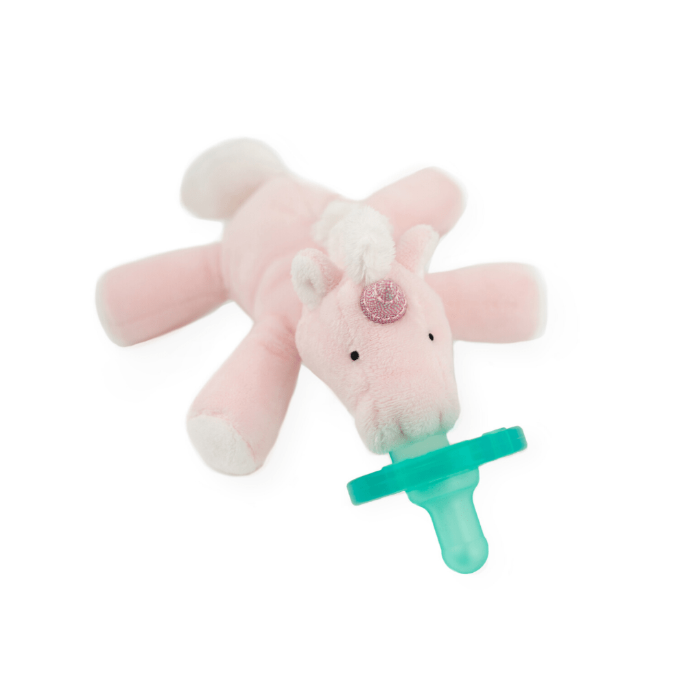 WubbaNub Infant Pacifier Star Pink Unicorn