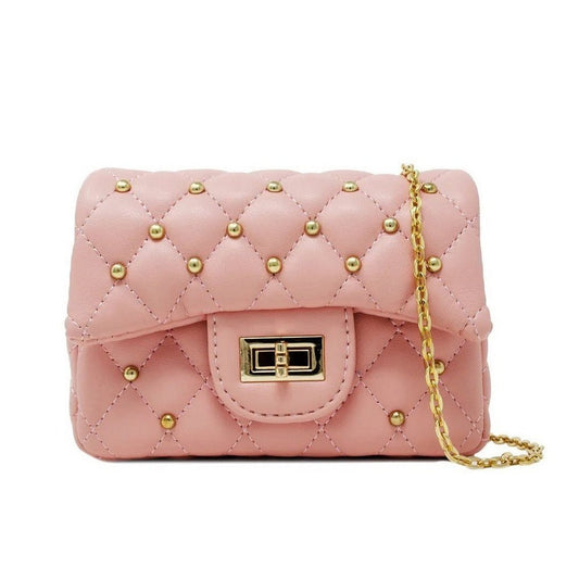 Zomi Gems + Tiny Treats Classic Quilted Stud Mini Bag