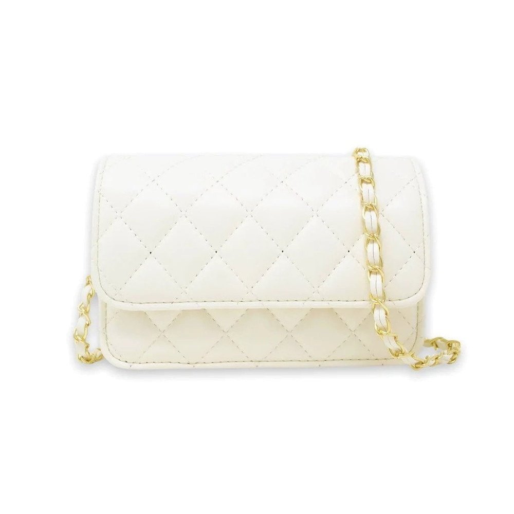 Zomi Gems + Tiny Treats Classic Quilted Flap Bag